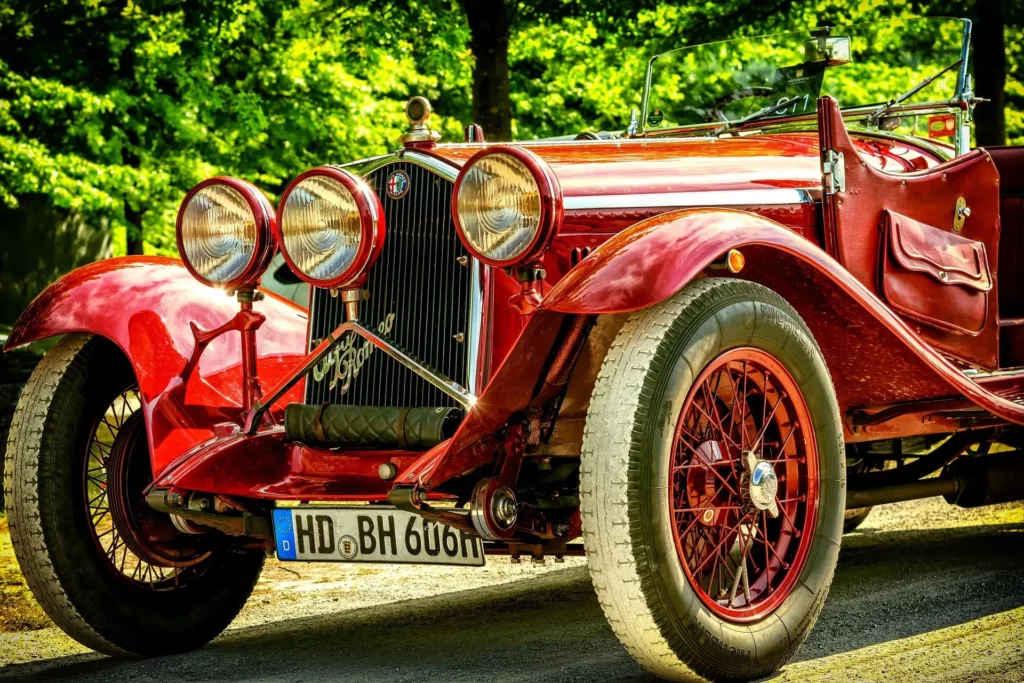 Ein Oldtimer von Alfa Romeo